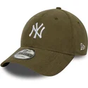 new-era-curved-brim-9forty-soft-cord-new-york-yankees-mlb-green-adjustable-cap