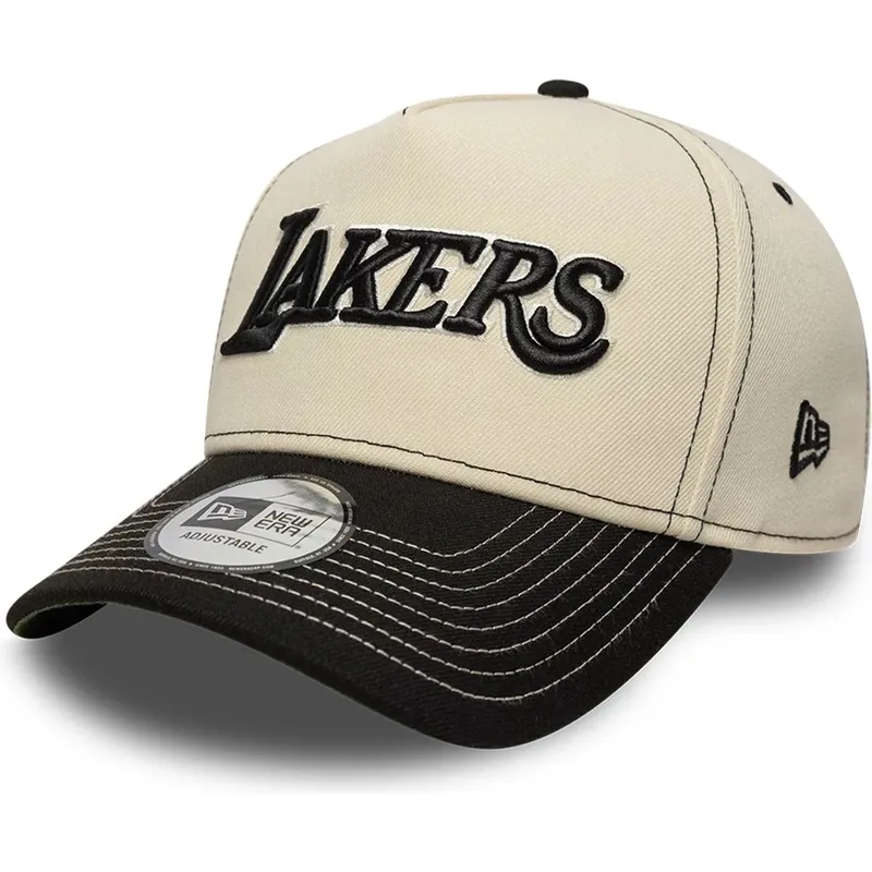 new-era-curved-brim-e-frame-city-icon-los-angeles-lakers-nba-beige-and-black-snapback-cap