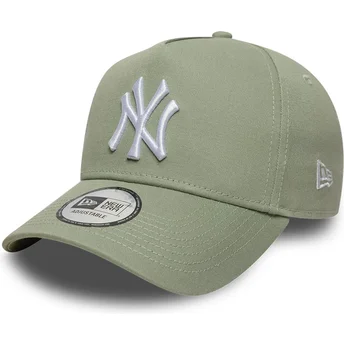 New Era Curved Brim E Frame League Essential New York Yankees MLB Green Snapback Cap
