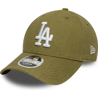 Καπέλα καμπύλη πράσινο snapback 9FORTY M-Crown Linen από Los Angeles Dodgers MLB από New Era