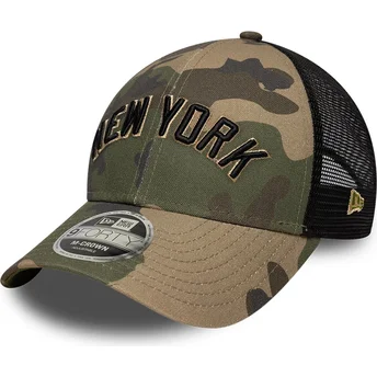 Καπέλα καμπύλη καμουφλάζ snapback 9FORTY M-Crown Wordmark από New York Yankees MLB από New Era