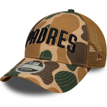 Καπέλα καμπύλη καμουφλάζ snapback 9FORTY M-Crown Wordmark από San Diego Padres MLB από New Era