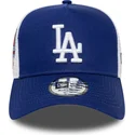 new-era-a-frame-side-patch-los-angeles-dodgers-mlb-blue-trucker-hat
