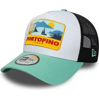 Καπέλα καμπύλη πολύχρωμο snapback A Frame Location Patch από Portofino από New Era