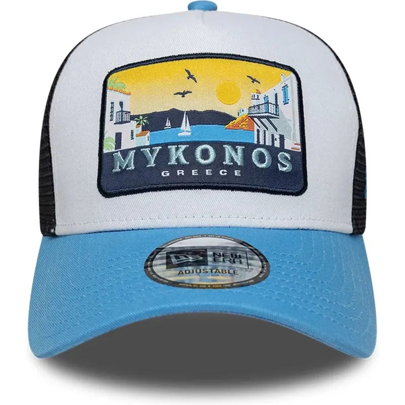 trucker-a-frame-location-patch-mykonos-new-era trucker-a-frame-location-patch-mykonos-new-era