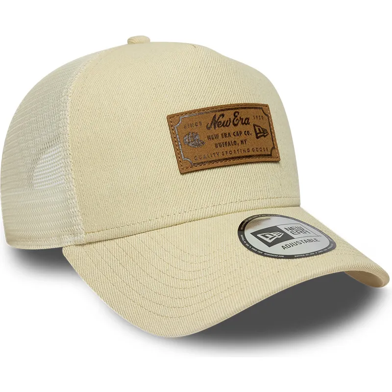 trucker-a-frame-denim-leather-patch-new-era
