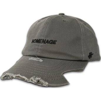 Καπέλα καμπύλη γκρι ρυθμιζόμενη ταινία Haute Merchandising The 90s από Homenage
