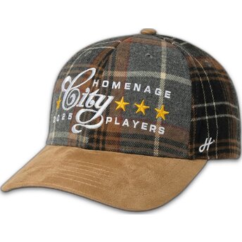 Καπέλα καμπύλη πολύχρωμο snapback Plaid Players Sport The Ball από Homenage