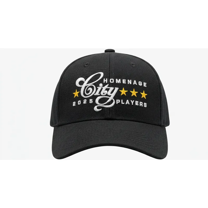 homenage-curved-brim-players-sport-the-ball-black-adjustable-cap