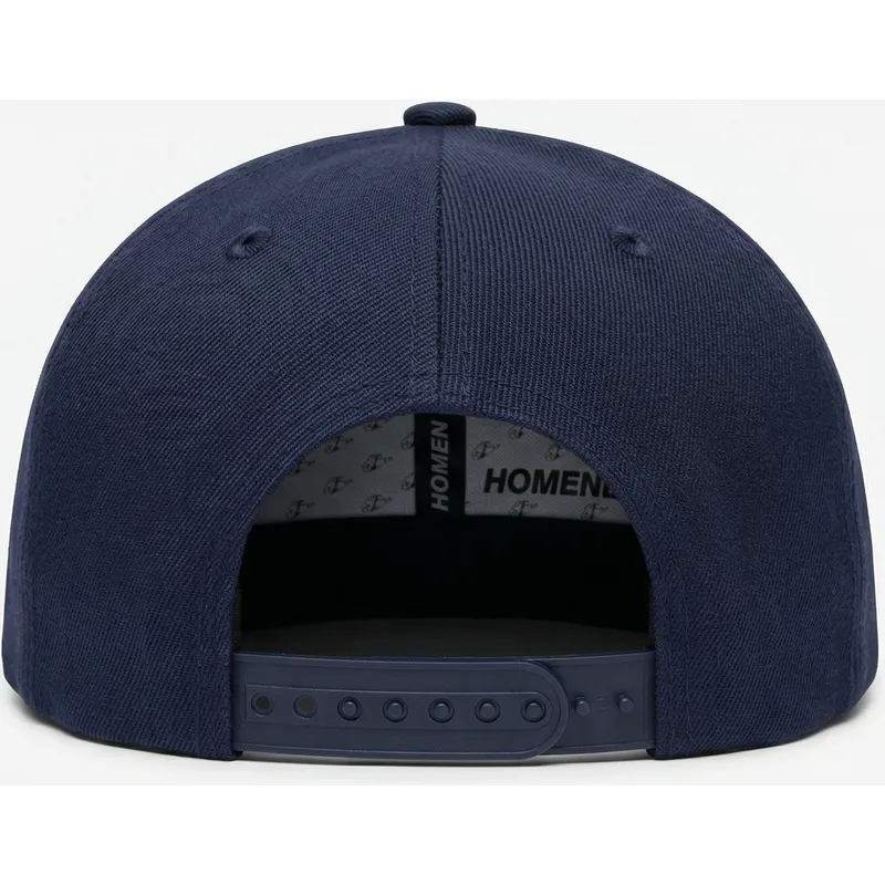 homenage-flat-brim-game-sport-the-snap-navy-blue-snapback-cap