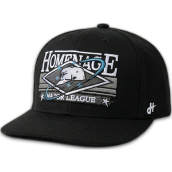 Καπέλα επίπεδη μαύρο snapback Game Sport The Snap από Homenage