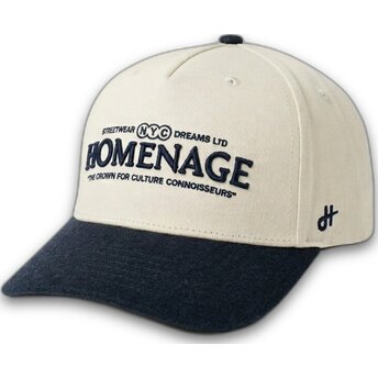 Καπέλα καμπύλη μπεζ snapback Liberty Sport The Retro από Homenage