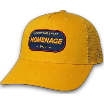Καπέλα καμπύλη κίτρινο snapback The Trucker Work 1975 Workwear The από Homenage