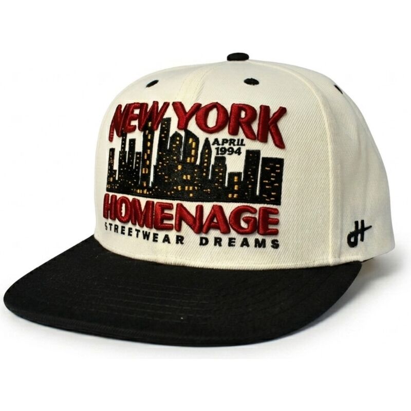 homenage-flat-brim-nysky-skylines-the-snap-beige-and-black-snapback-cap homenage-flat-brim-nysky-skylines-the-snap-beige-and-black-snapback-cap