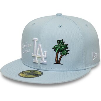 Καπέλα επίπεδη μπλε προσαρμοσμένο 59FIFTY City Icon από Los Angeles Dodgers MLB από New Era