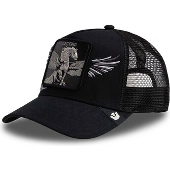 Καπέλα καμπύλη μαύρο snapback Wings Legend The Farm Goorin Bros.