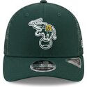 new-era-9seventy-stretch-snap-evergreen-oakland-athletics-mlb-green-trucker-hat