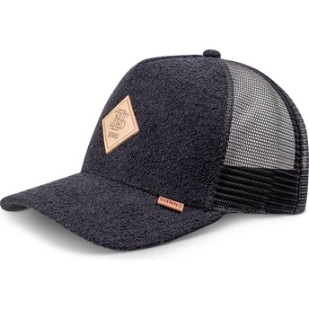 Καπέλα καμπύλη μαύρο snapback HFT KnobFab από Djinns