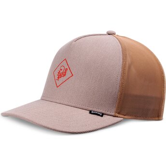 Καπέλα καμπύλη καφέ snapback HFT FineFine από Djinns