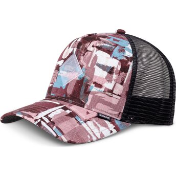 Καπέλα καμπύλη κόκκινο snapback HFT PatternAbstract από Djinns