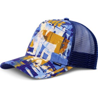 Καπέλα καμπύλη μπλε snapback HFT PatternAbstract από Djinns