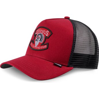 Καπέλα καμπύλη κόκκινο snapback HFT OctoGrape από Djinns