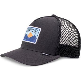 Καπέλα καμπύλη μαύρο snapback HFT BigNet Mountain από Djinns