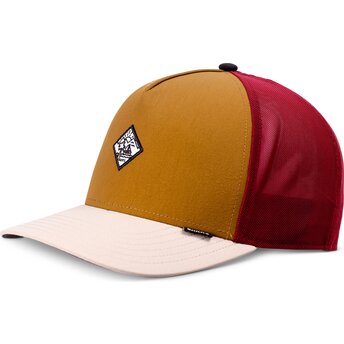 Καπέλα καμπύλη πολύχρωμο snapback HFT MoBeSea Chestnut από Djinns