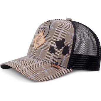Καπέλα καμπύλη γκρι snapback HFT Crinklecheck από Djinns