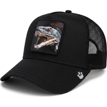Καπέλα καμπύλη μαύρο snapback The Vicious Snake Core Combo The Farm Goorin Bros.