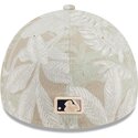 new-era-curved-brim-59forty-a-frame-leafy-palm-new-york-yankees-mlb-beige-fitted-cap