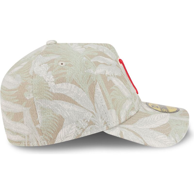 new-era-curved-brim-59forty-a-frame-leafy-palm-boston-red-sox-mlb-beige-fitted-cap new-era-curved-brim-59forty-a-frame-leafy-palm-boston-red-sox-mlb-beige-fitted-cap