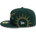 new-era-flat-brim-59fifty-zodiac-oakland-athletics-mlb-green-fitted-cap