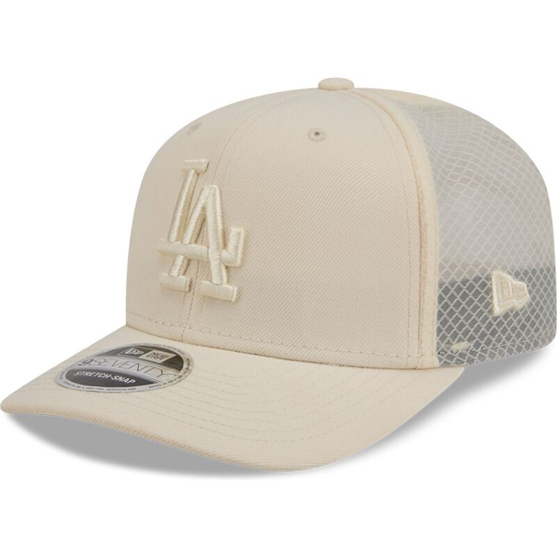 new-era-9seventy-stretch-snap-color-pack-los-angeles-dodgers-mlb-beige-trucker-hat new-era-9seventy-stretch-snap-color-pack-los-angeles-dodgers-mlb-beige-trucker-hat