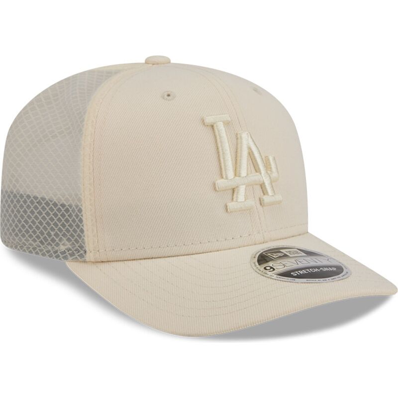 new-era-9seventy-stretch-snap-color-pack-los-angeles-dodgers-mlb-beige-trucker-hat new-era-9seventy-stretch-snap-color-pack-los-angeles-dodgers-mlb-beige-trucker-hat
