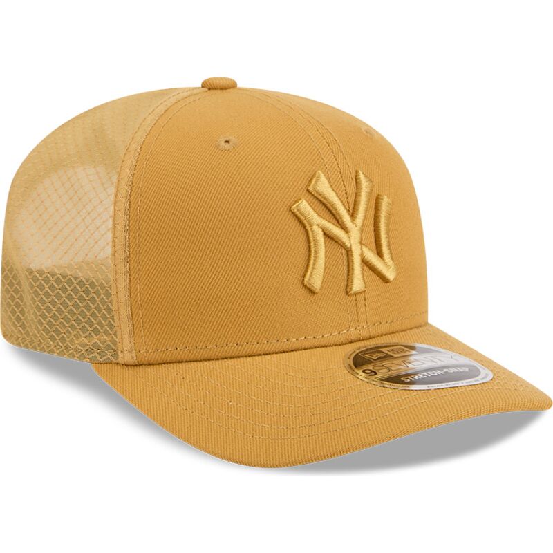 new-era-9seventy-stretch-snap-color-pack-new-york-yankees-mlb-light-brown-trucker-hat new-era-9seventy-stretch-snap-color-pack-new-york-yankees-mlb-light-brown-trucker-hat