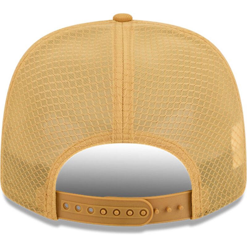 new-era-9seventy-stretch-snap-color-pack-new-york-yankees-mlb-light-brown-trucker-hat new-era-9seventy-stretch-snap-color-pack-new-york-yankees-mlb-light-brown-trucker-hat