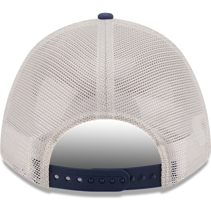 new-era-9forty-m-crown-a-frame-fray-new-york-yankees-mlb-beige-and-navy-blue-trucker-hat new-era-9forty-m-crown-a-frame-fray-new-york-yankees-mlb-beige-and-navy-blue-trucker-hat