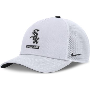 Καπέλα καμπύλη λευκό snapback Primetime Dri-Fit Rise Structured από Chicago White Sox MLB από Nike