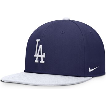 Καπέλα επίπεδη μπλε snapback για παιδιά Dri-Fit Pro Structured Square Bill από Los Angeles Dodgers MLB από Nike