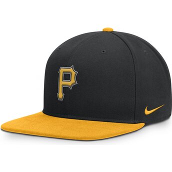 Καπέλα επίπεδη μαύρο snapback Dri-Fit Pro Structured Square Bill από Pittsburgh Pirates MLB από Nike