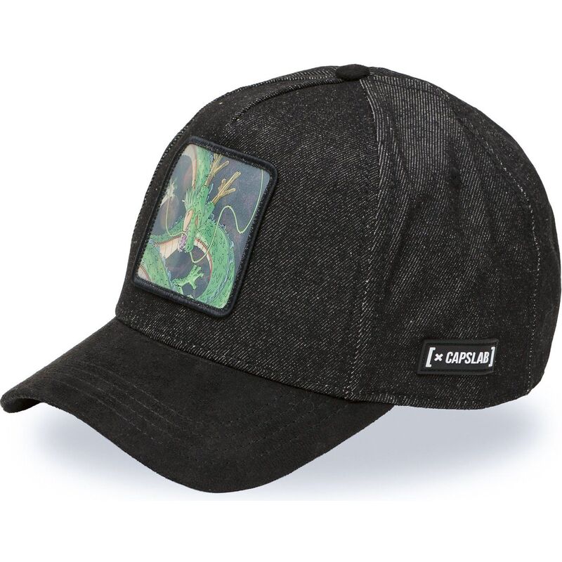 capslab-curved-brim-shenron-dbs7-she-dragon-ball-black-snapback-cap