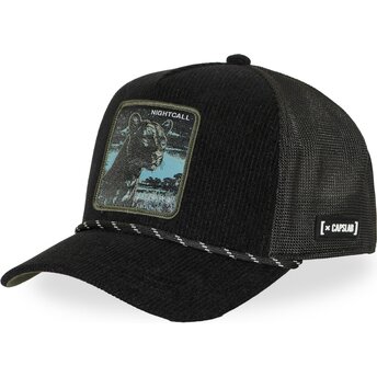 Καπέλα καμπύλη μαύρο snapback Nightcall BEA3 NIGB Πάνθηρας Beasts από Capslab