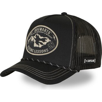 Καπέλα καμπύλη μαύρο snapback HP4 FLY1B Harry Potter από Capslab