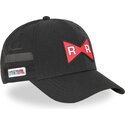 capslab-red-ribbon-army-db7-redb-dragon-ball-black-adjustable-trucker-hat