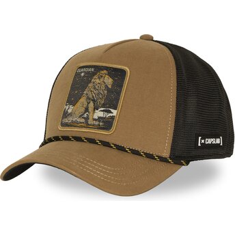 Καπέλα καμπύλη καφέ snapback Guardian BEA3 LIOB Λιοντάρι Beasts από Capslab