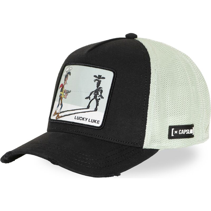 capslab-lucky-luke-lck3-flub-black-and-white-trucker-hat