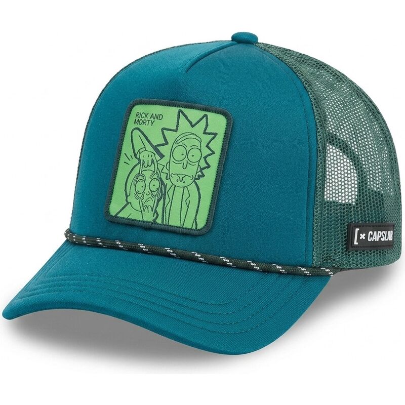 capslab-rem7-ctfoamdb-rick-and-morty-green-trucker-hat capslab-rem7-ctfoamdb-rick-and-morty-green-trucker-hat