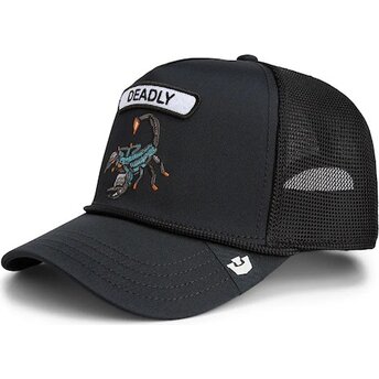 Καπέλα καμπύλη μαύρο snapback GB2 Deadly Scorp The Rocker The Farm Goorin Bros.