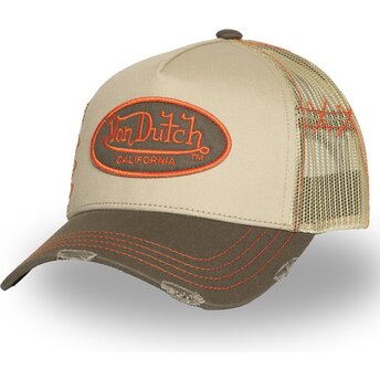 Καπέλα καμπύλη μπεζ snapback USED 06 από Von Dutch
